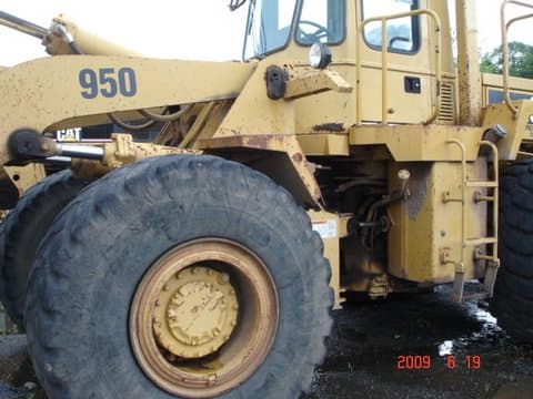 CAT 950B Wheel Loader with Fork and Bucket, photo 4