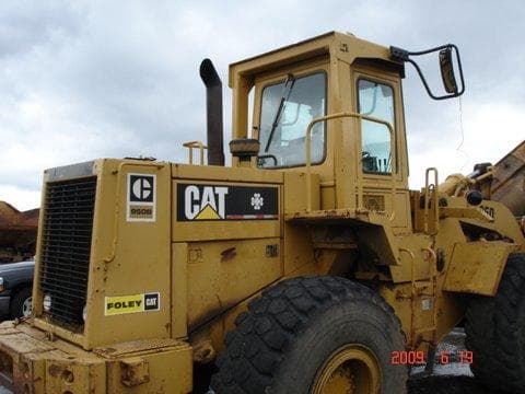 CAT 950B Wheel Loader with Fork and Bucket