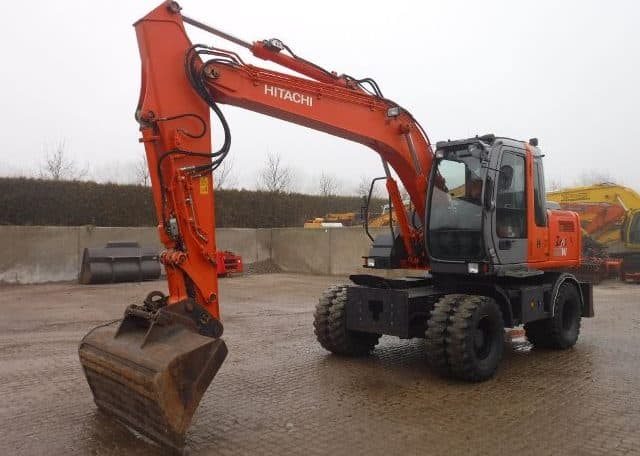 Hitachi ZX130W Wheel Excavator Year 2005