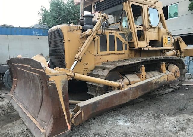 CAT D8K Bulldozer with Rear Ripper - Stock