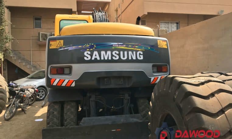Samsung MX135WS Wheel Excavator, Year: 2000 (comes with Volvo Tag), photo 3