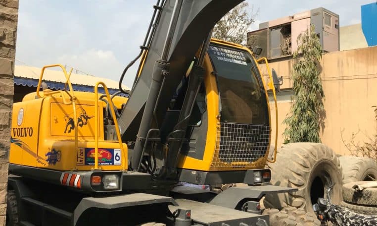 Samsung MX135WS Wheel Excavator, Year: 2000 (comes with Volvo Tag)