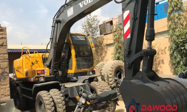Samsung MX135WS Wheel Excavator, Year: 2000 (comes with Volvo Tag), photo 8