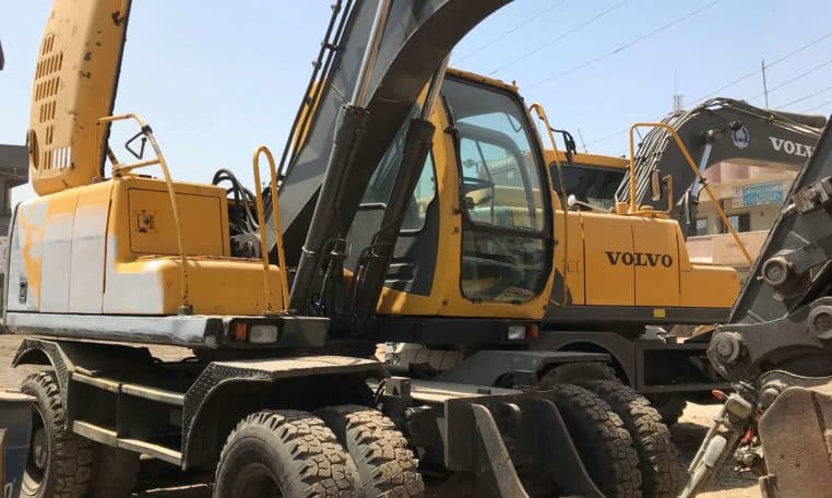 VOLVO EW130C Wheeled Excavator, Year: 2004