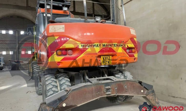 Doosan DX140W Wheeled Excavator Year: 2011 - Good working condition, photo 3