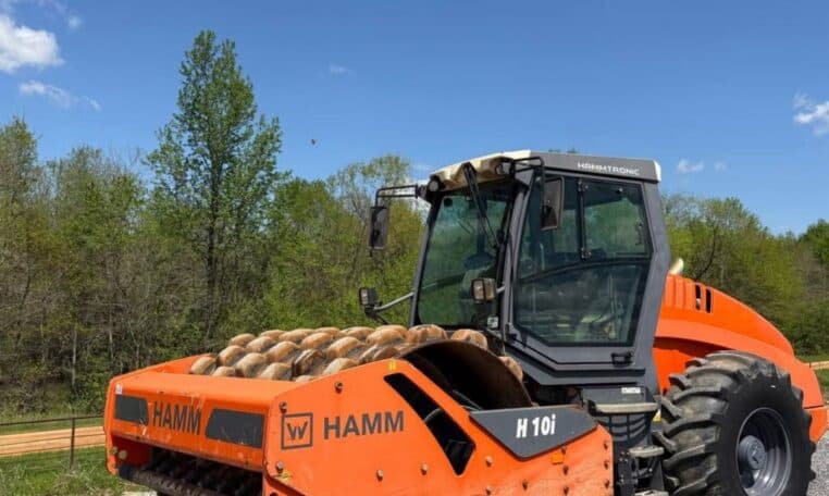 Used Hamm H10iP Pad-Foot Compactor Year: 2018 with Cabin
