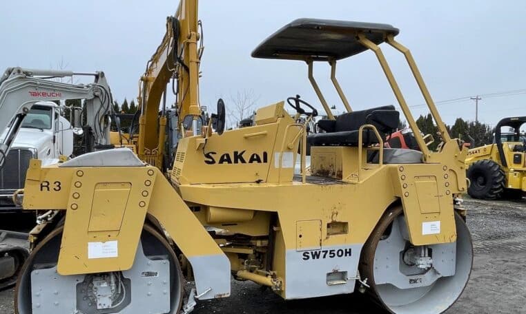 Sakai SW750H Tandem Roller Year: 1996