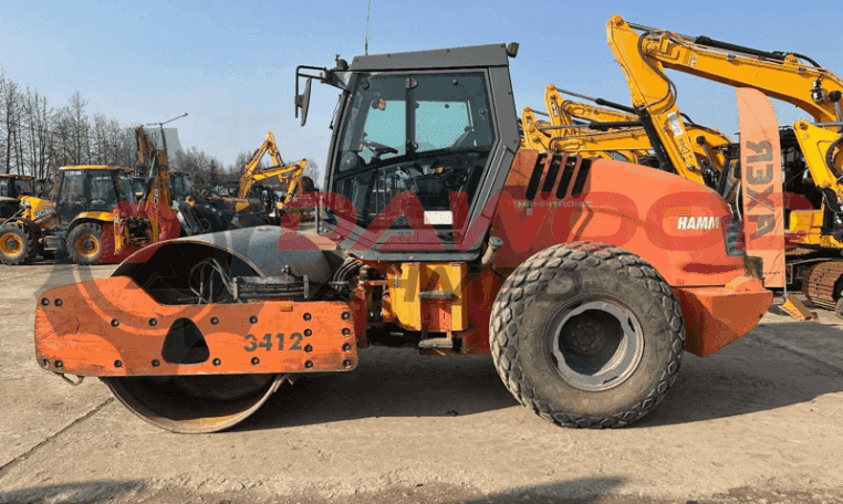Hamm 3412 Used Road Roller – 12 Ton Compactor with Cabin, photo 4
